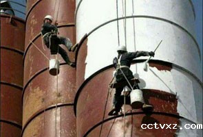 娄底钢烟囱堵漏